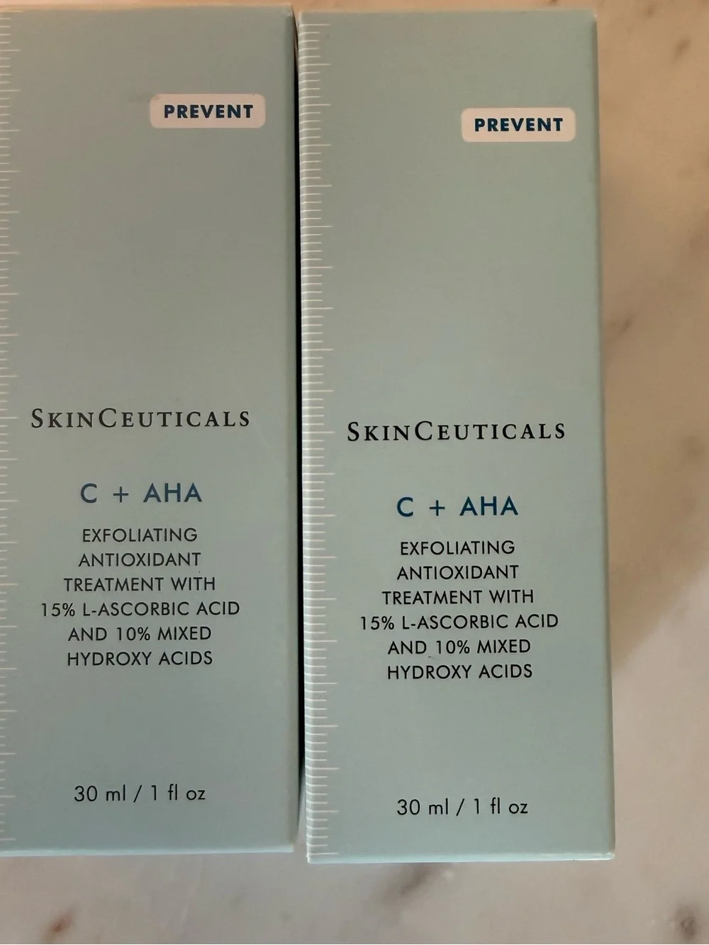 SkinCeuticals C + AHA Exfoliating Treatment — Light Blue Packaging
